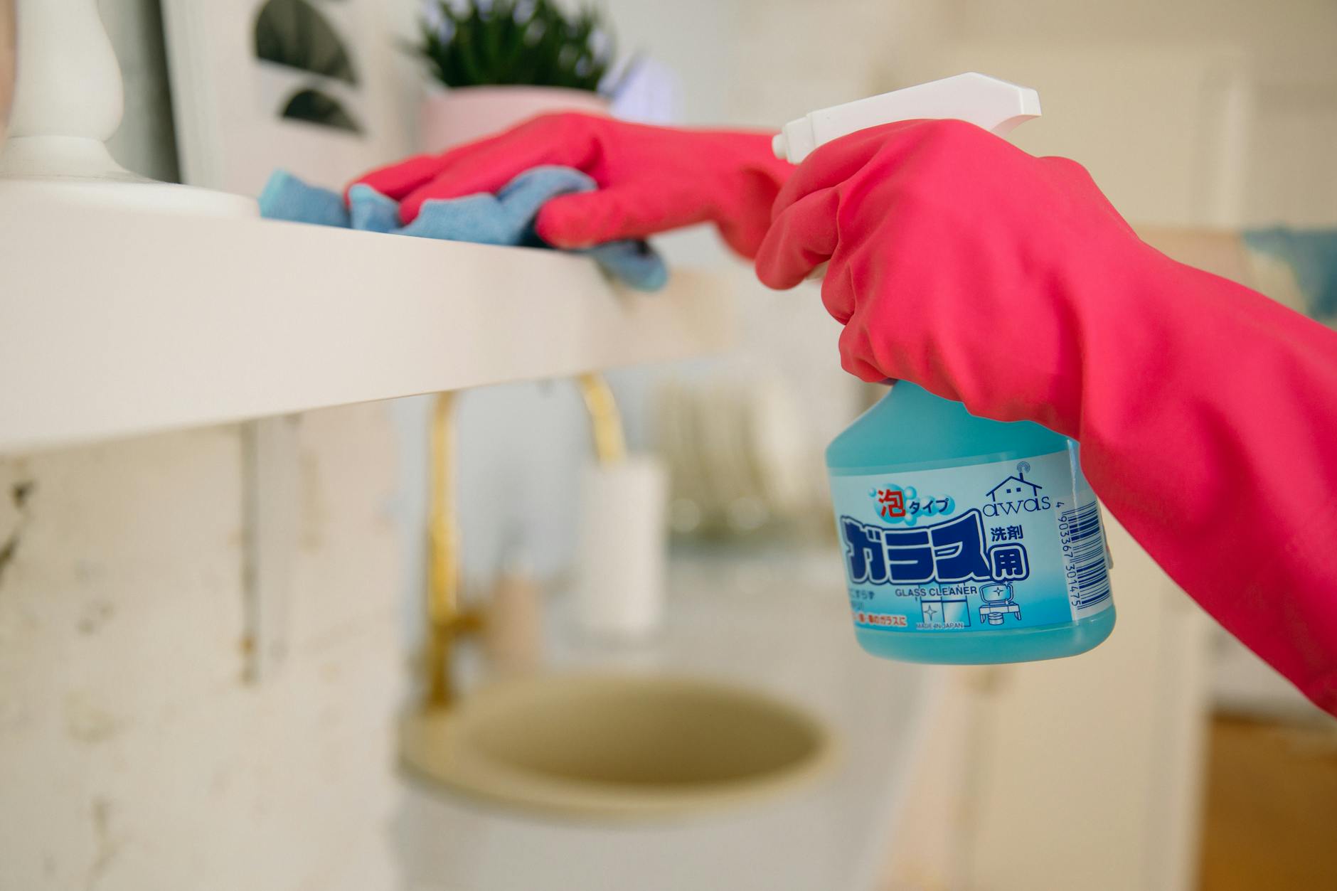 The cleaning team